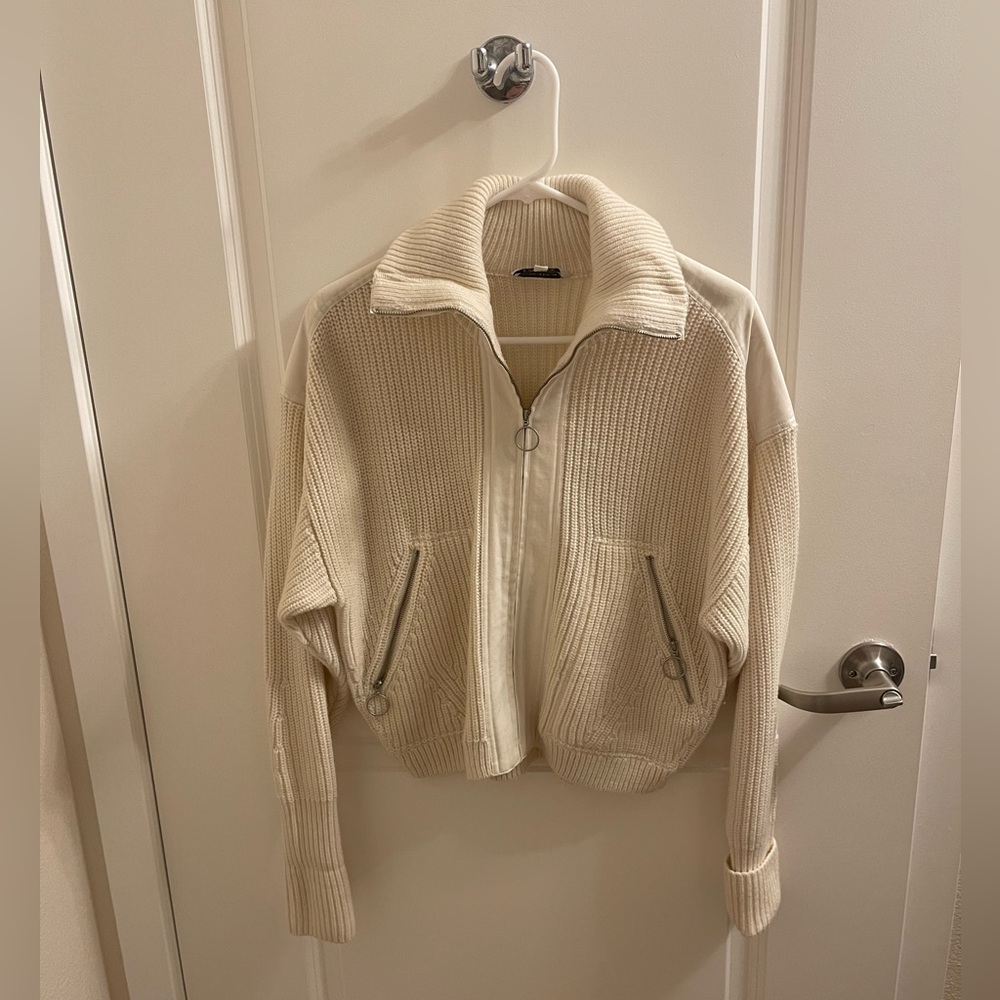 & Other Stories Zip Up Cardigan